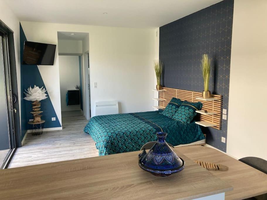 Adorable Studio D'Hote Zen Et Paisible Les Gonds Zewnętrze zdjęcie